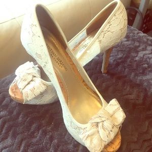 Christian Siriano For Payless Lace & Cork heels